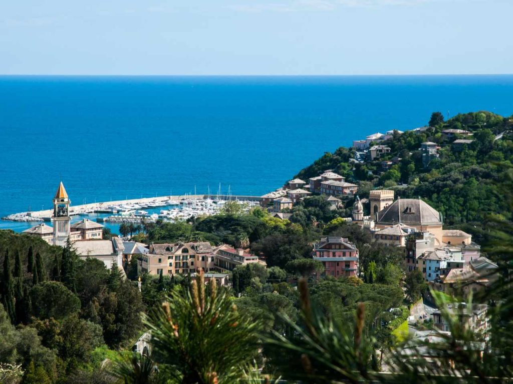 panorama di arenzano sul mare